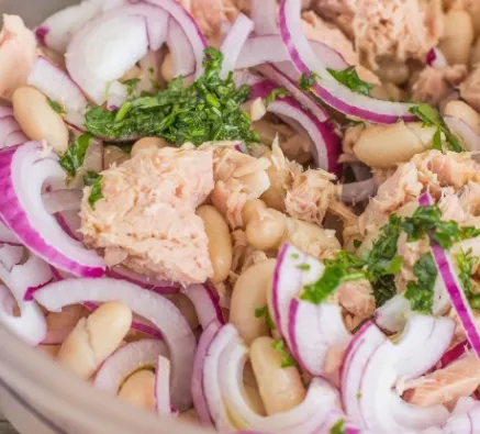 Fagioli tonno e cipolla